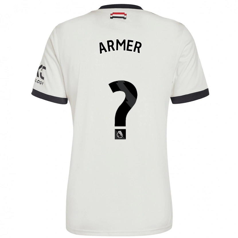 Danxen Hombre Camiseta Daniel Armer #0 Blanquecino Equipación Tercera 2024/25 La Camisa México