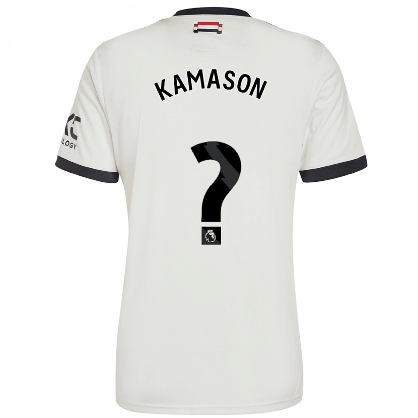 Danxen Hombre Camiseta Jaydan Kamason #0 Blanquecino Equipación Tercera 2024/25 La Camisa México