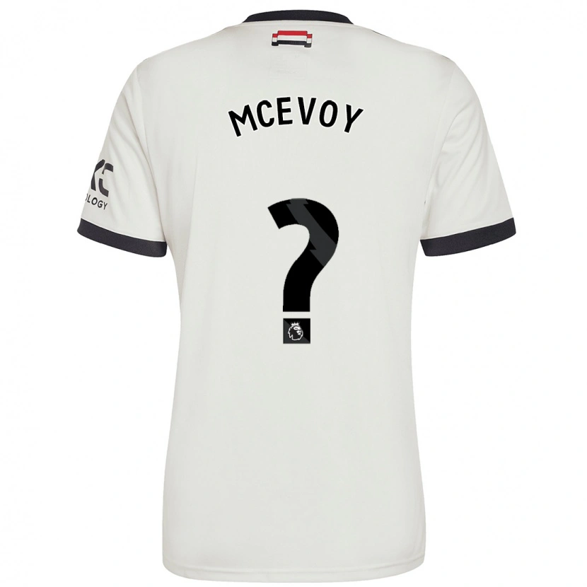 Danxen Hombre Camiseta Jay Mcevoy #0 Blanquecino Equipación Tercera 2024/25 La Camisa México