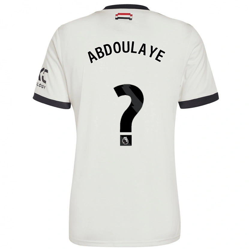 Danxen Hombre Camiseta Douka Abdoulaye #0 Blanquecino Equipación Tercera 2024/25 La Camisa México