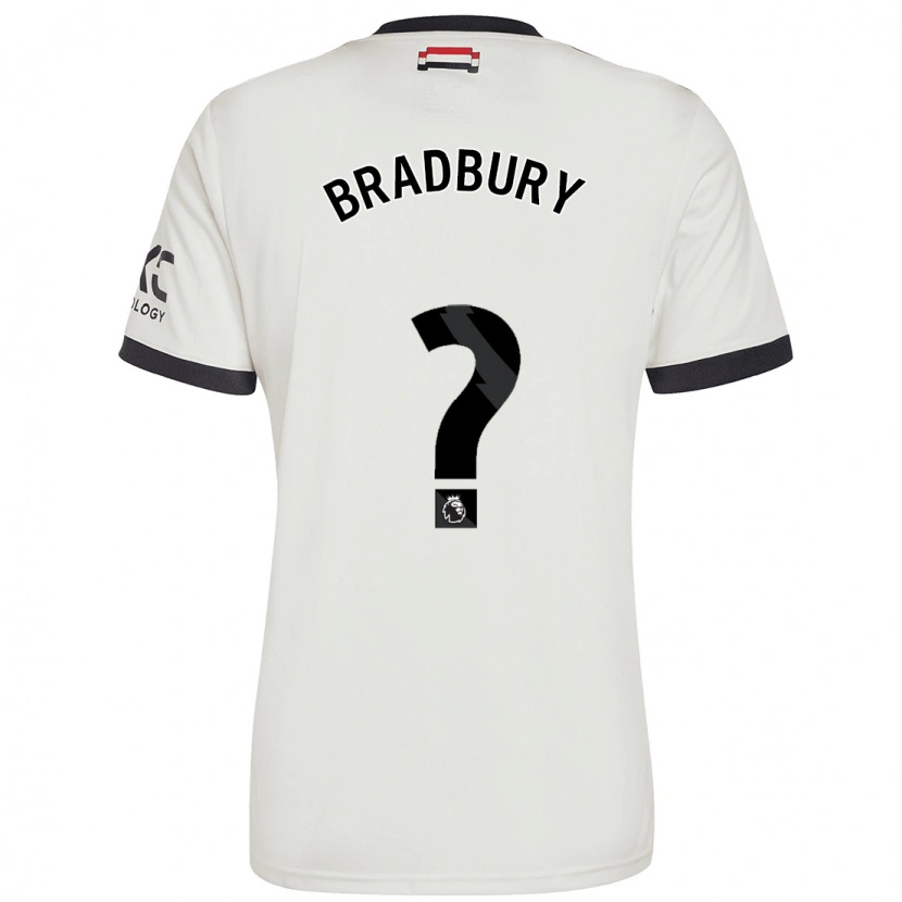 Danxen Hombre Camiseta Louie Bradbury #0 Blanquecino Equipación Tercera 2024/25 La Camisa México