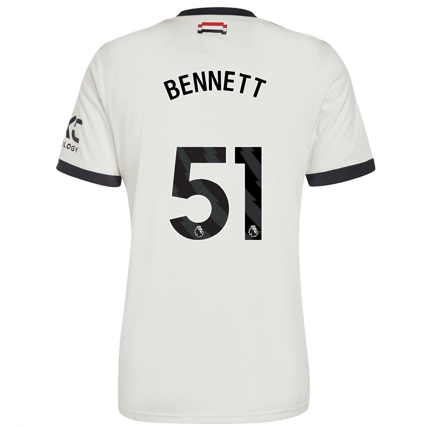 Danxen Hombre Camiseta Rhys Bennett #51 Blanquecino Equipación Tercera 2024/25 La Camisa México