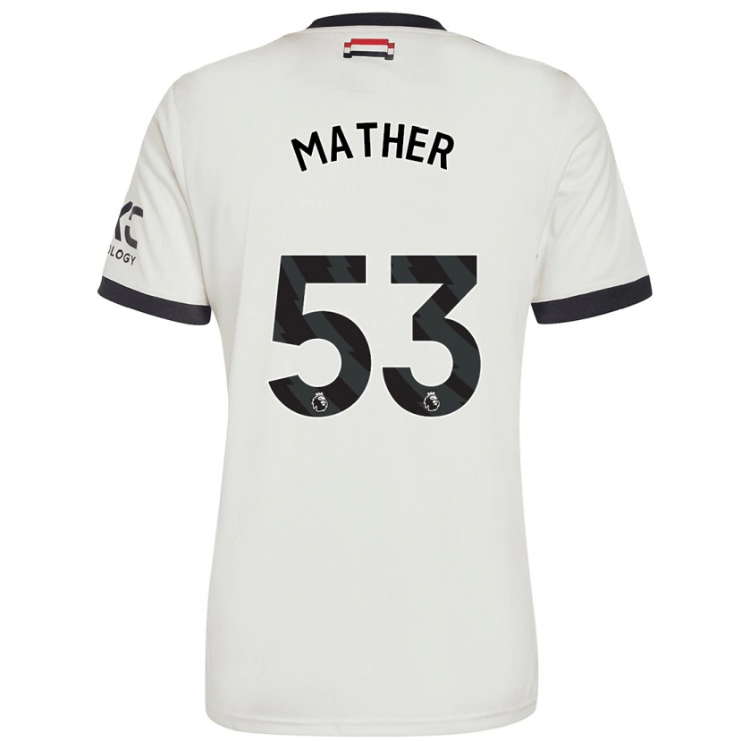 Danxen Hombre Camiseta Sam Mather #53 Blanquecino Equipación Tercera 2024/25 La Camisa México