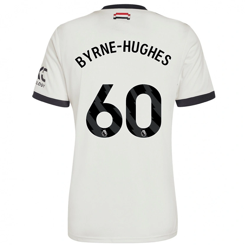 Danxen Hombre Camiseta Cameron Byrne-Hughes #60 Blanquecino Equipación Tercera 2024/25 La Camisa México