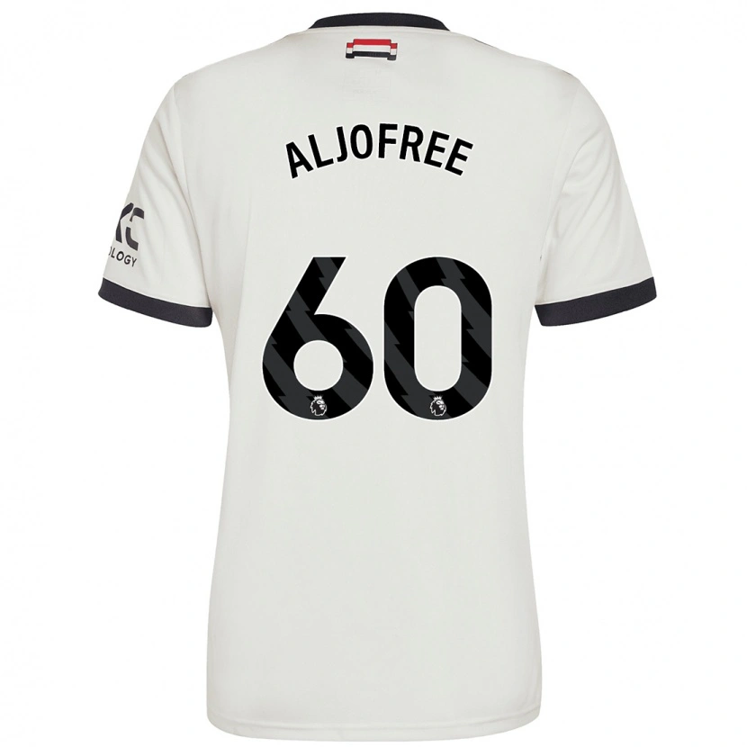 Danxen Hombre Camiseta Sonny Aljofree #60 Blanquecino Equipación Tercera 2024/25 La Camisa México