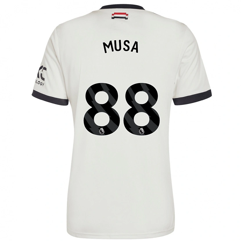 Danxen Hombre Camiseta Victor Musa #88 Blanquecino Equipación Tercera 2024/25 La Camisa México