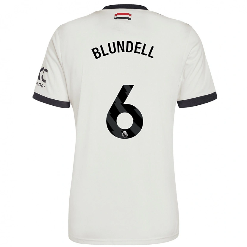 Danxen Hombre Camiseta Hannah Blundell #6 Blanquecino Equipación Tercera 2024/25 La Camisa México