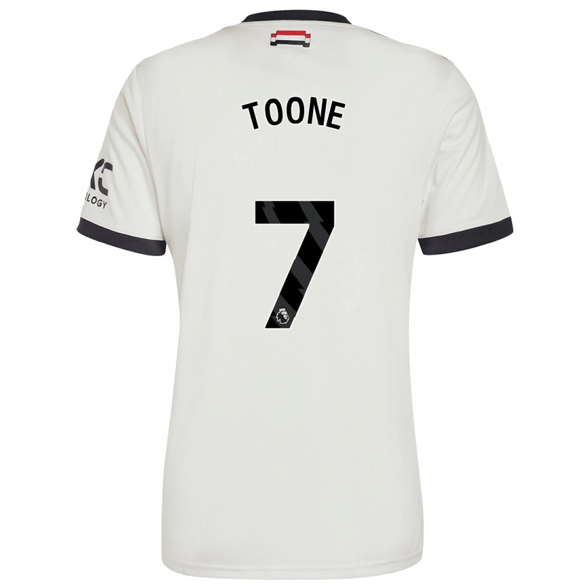 Danxen Hombre Camiseta Ella Toone #7 Blanquecino Equipación Tercera 2024/25 La Camisa México