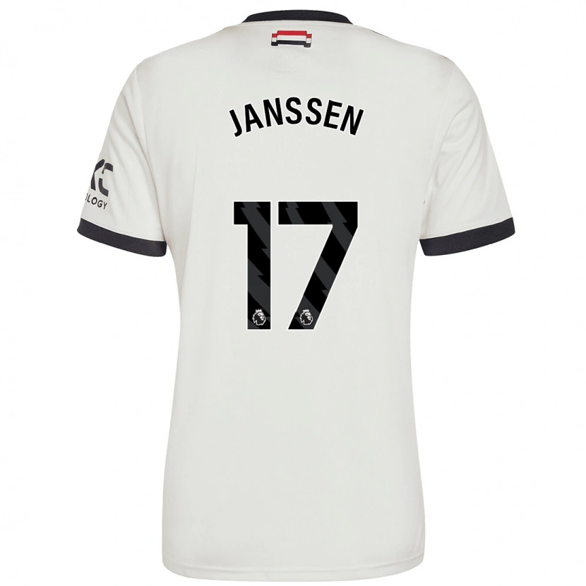 Danxen Hombre Camiseta Dominique Janssen #17 Blanquecino Equipación Tercera 2024/25 La Camisa México