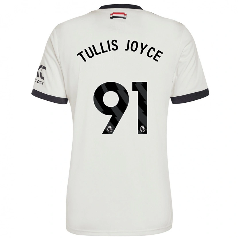 Danxen Hombre Camiseta Phallon Tullis-Joyce #91 Blanquecino Equipación Tercera 2024/25 La Camisa México