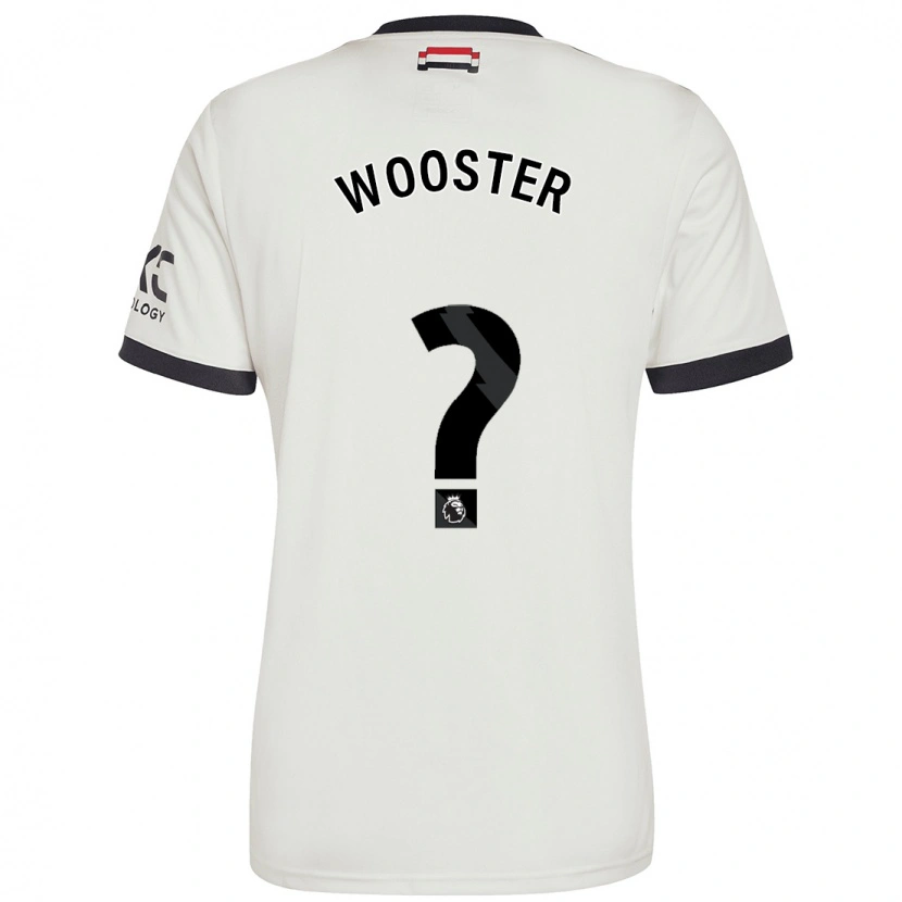 Danxen Hombre Camiseta Tom Wooster #0 Blanquecino Equipación Tercera 2024/25 La Camisa México