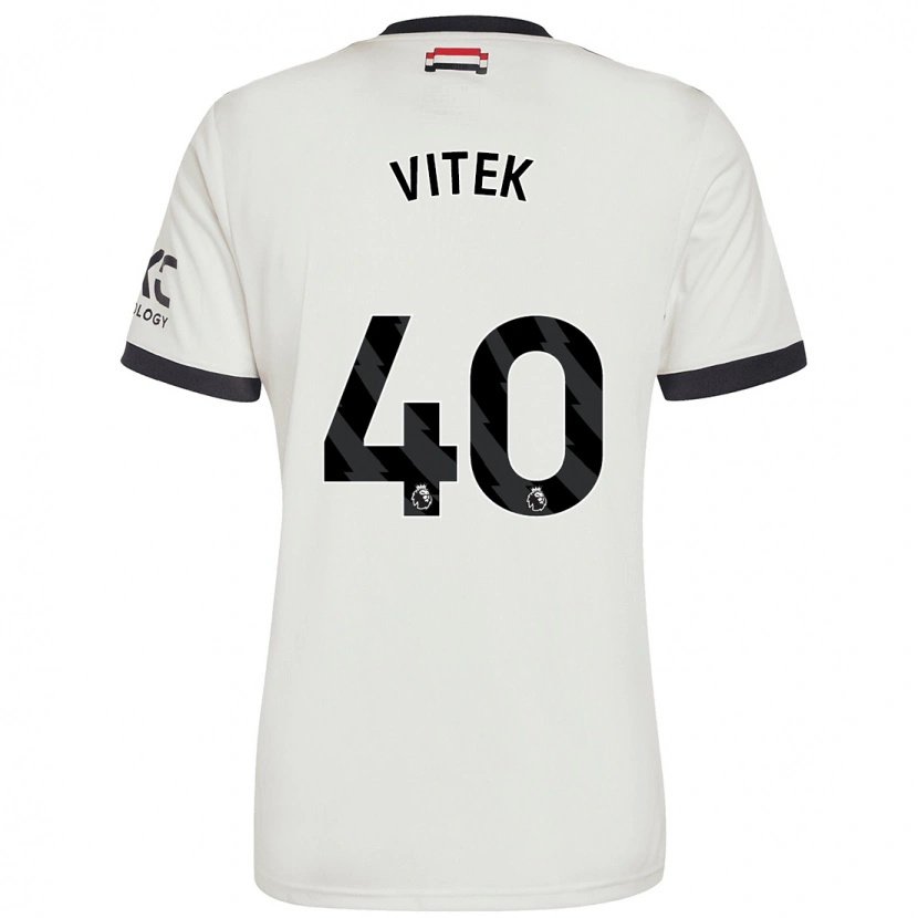 Danxen Hombre Camiseta Radek Vitek #40 Blanquecino Equipación Tercera 2024/25 La Camisa México