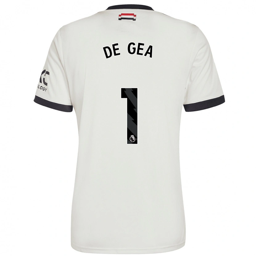 Danxen Hombre Camiseta David De Gea #1 Blanquecino Equipación Tercera 2024/25 La Camisa México