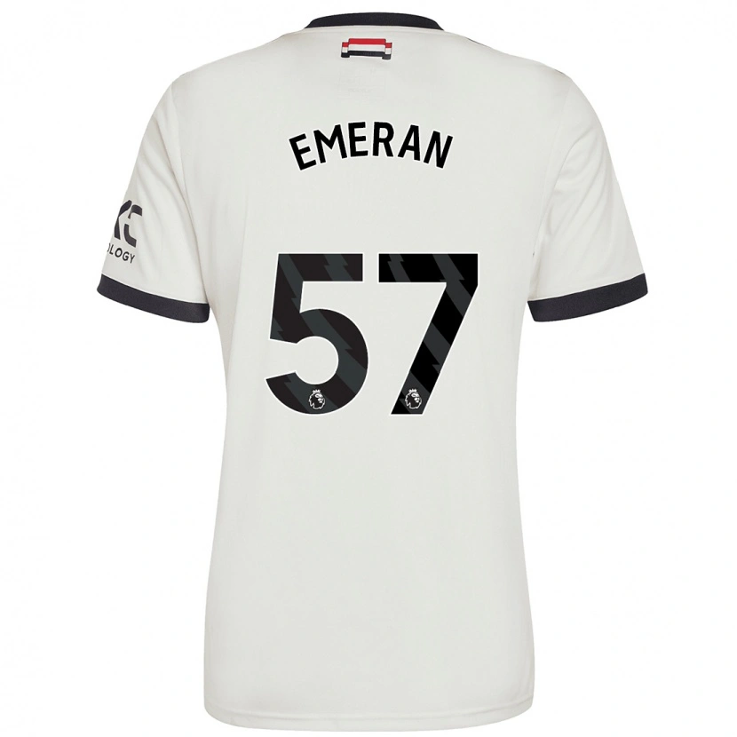Danxen Hombre Camiseta Noam Emeran #57 Blanquecino Equipación Tercera 2024/25 La Camisa México