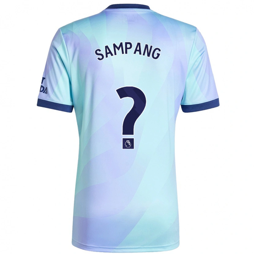 Danxen Hombre Camiseta Saurap Sampang #0 Agua Equipación Tercera 2024/25 La Camisa México