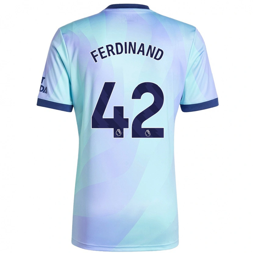 Danxen Hombre Camiseta Seb Ferdinand #42 Agua Equipación Tercera 2024/25 La Camisa México