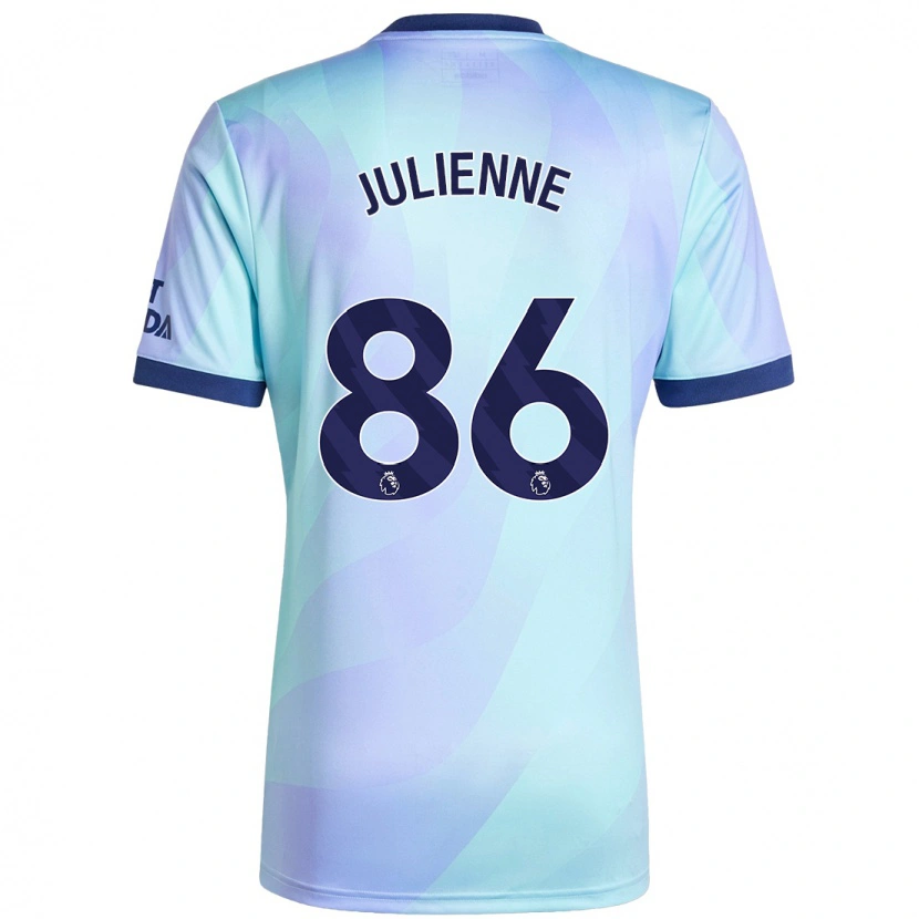 Danxen Hombre Camiseta Theo Julienne #86 Agua Equipación Tercera 2024/25 La Camisa México