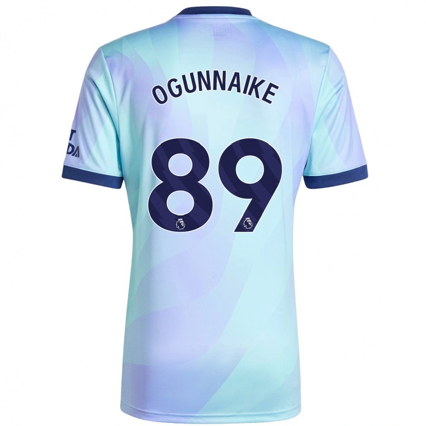 Danxen Hombre Camiseta Josh Ogunnaike #89 Agua Equipación Tercera 2024/25 La Camisa México