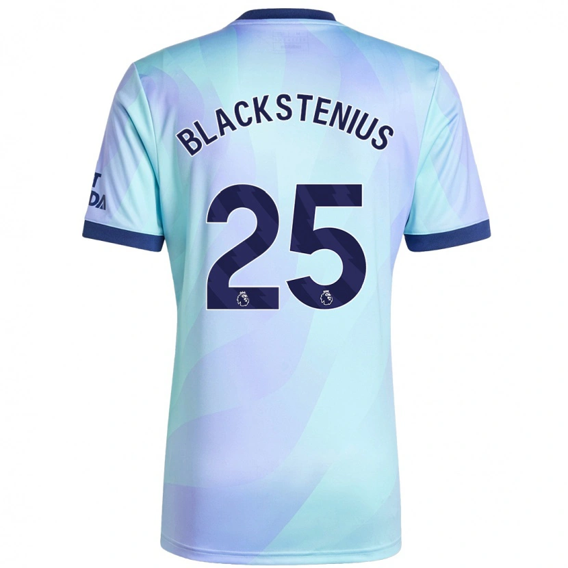 Danxen Hombre Camiseta Stina Blackstenius #25 Agua Equipación Tercera 2024/25 La Camisa México