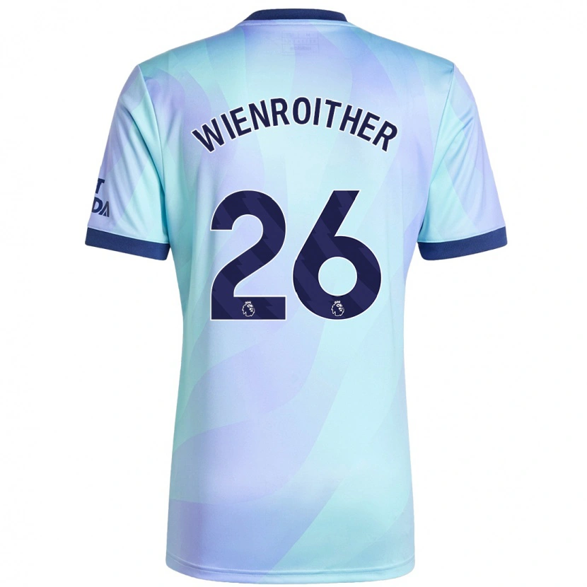 Danxen Hombre Camiseta Laura Wienroither #26 Agua Equipación Tercera 2024/25 La Camisa México