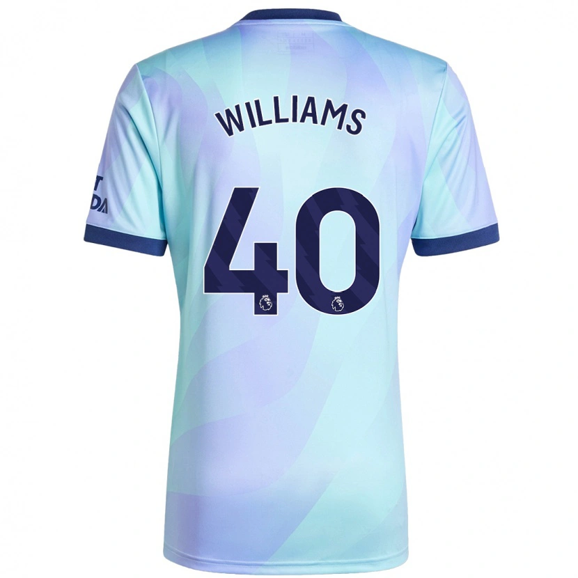 Danxen Hombre Camiseta Naomi Williams #40 Agua Equipación Tercera 2024/25 La Camisa México