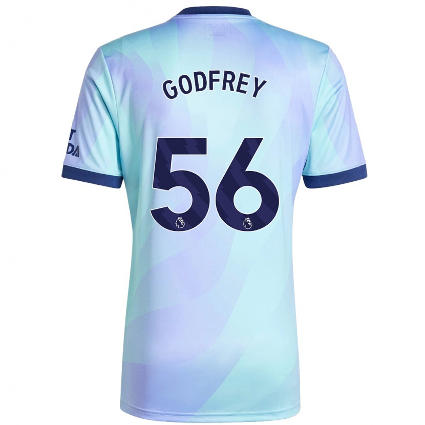 Danxen Hombre Camiseta Freya Godfrey #56 Agua Equipación Tercera 2024/25 La Camisa México
