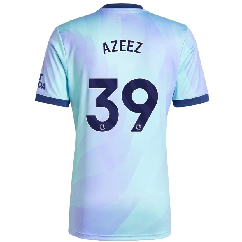 Danxen Hombre Camiseta Miguel Azeez #39 Agua Equipación Tercera 2024/25 La Camisa México