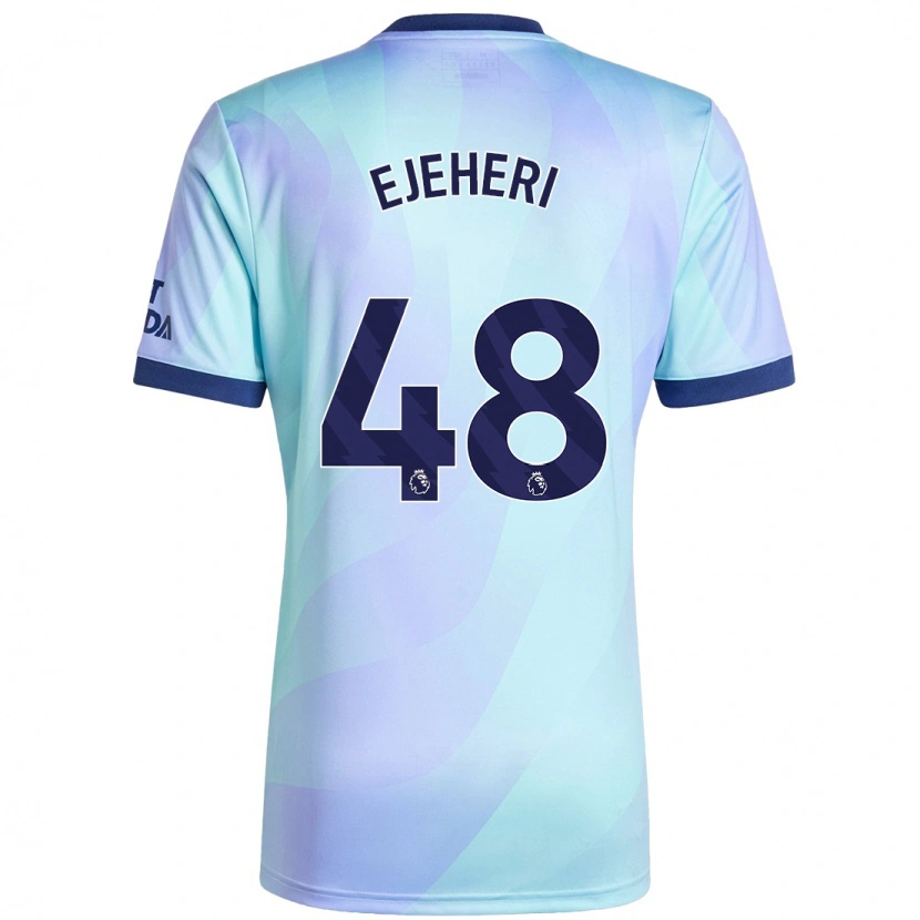 Danxen Hombre Camiseta Ovie Ejeheri #48 Agua Equipación Tercera 2024/25 La Camisa México
