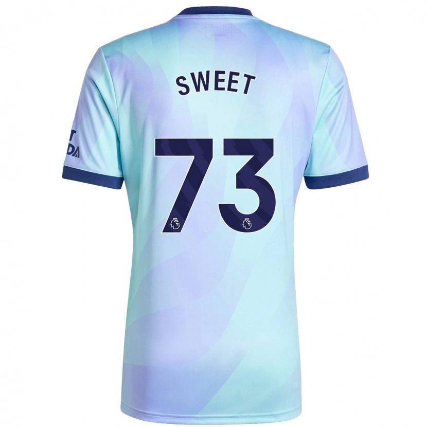 Danxen Hombre Camiseta James Sweet #73 Agua Equipación Tercera 2024/25 La Camisa México