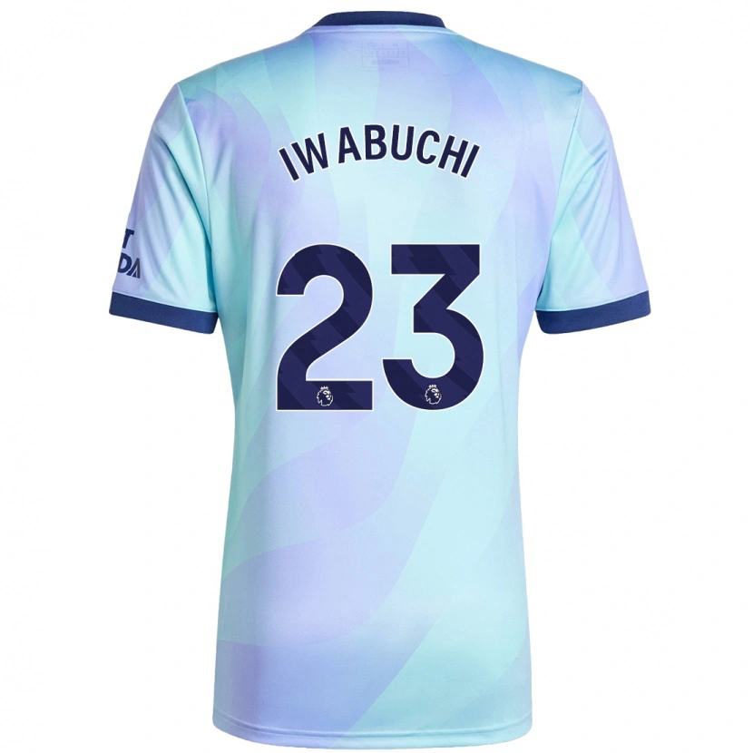 Danxen Hombre Camiseta Mana Iwabuchi #23 Agua Equipación Tercera 2024/25 La Camisa México