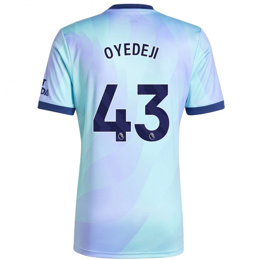 Danxen Hombre Camiseta Nathan Butler Oyedeji #43 Agua Equipación Tercera 2024/25 La Camisa México