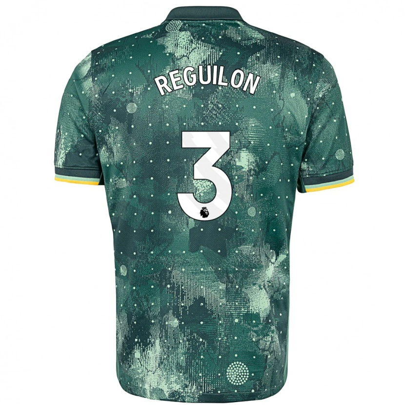 Danxen Hombre Camiseta Sergio Reguilón #3 Verde Menta Equipación Tercera 2024/25 La Camisa México