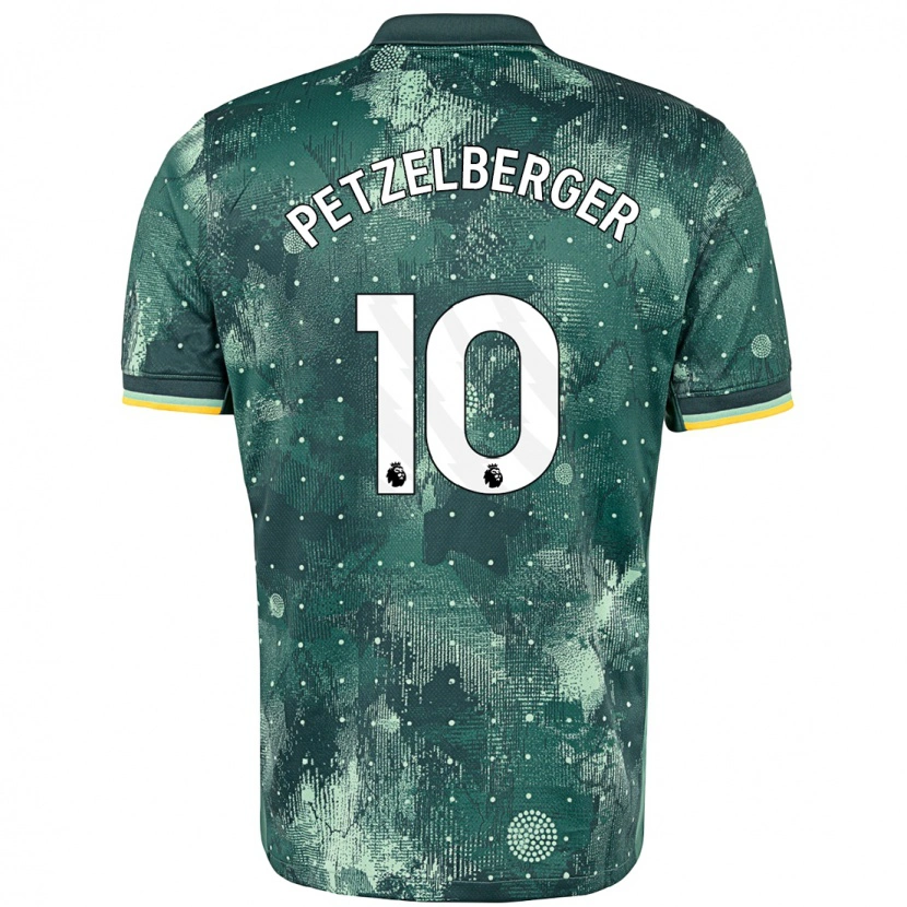 Danxen Hombre Camiseta Ramona Petzelberger #10 Verde Menta Equipación Tercera 2024/25 La Camisa México