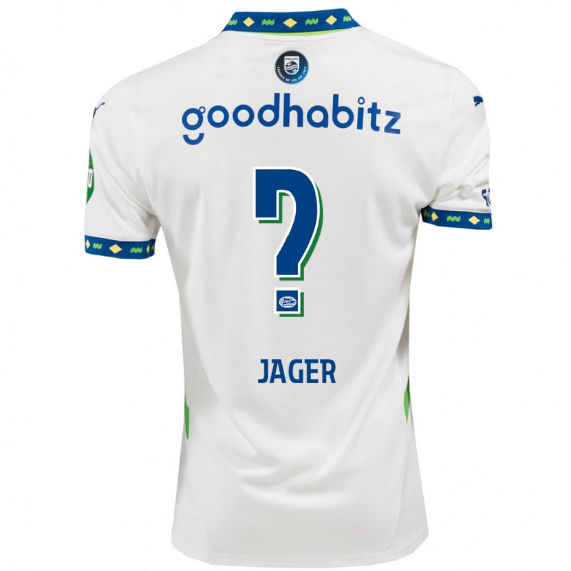 Danxen Hombre Camiseta Elvic Mukena #0 Blanco Azul Oscuro Equipación Tercera 2024/25 La Camisa México