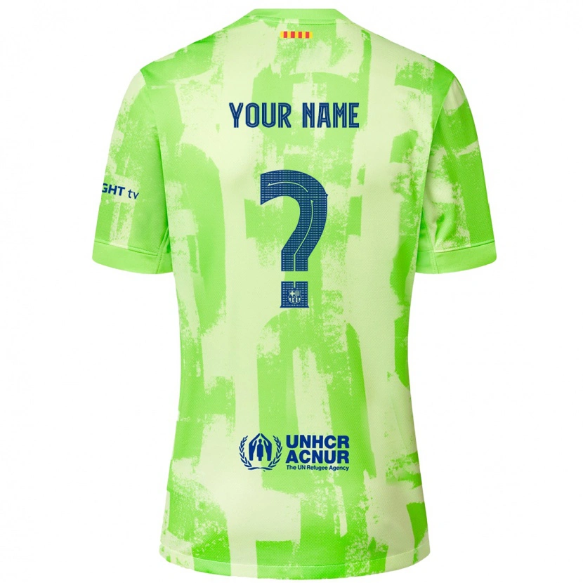 Danxen Hombre Camiseta Su Nombre #0 Lima Equipación Tercera 2024/25 La Camisa México
