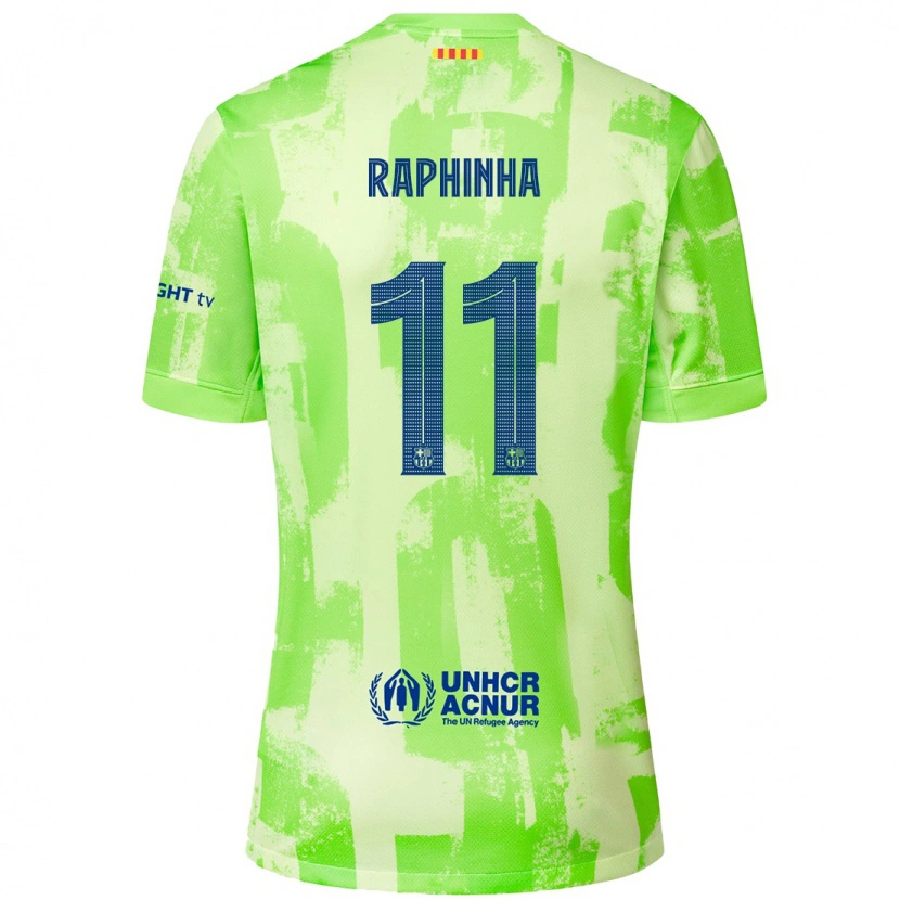 Danxen Hombre Camiseta Raphinha #11 Lima Equipación Tercera 2024/25 La Camisa México