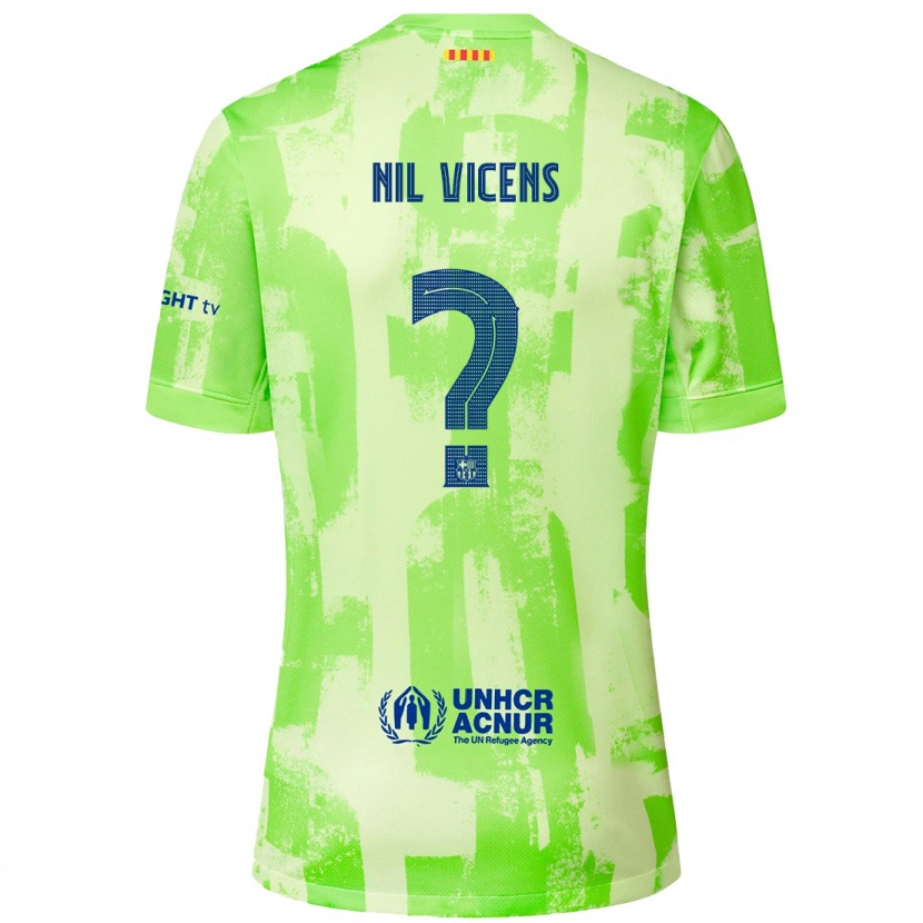 Danxen Hombre Camiseta Nil Vicens #0 Lima Equipación Tercera 2024/25 La Camisa México