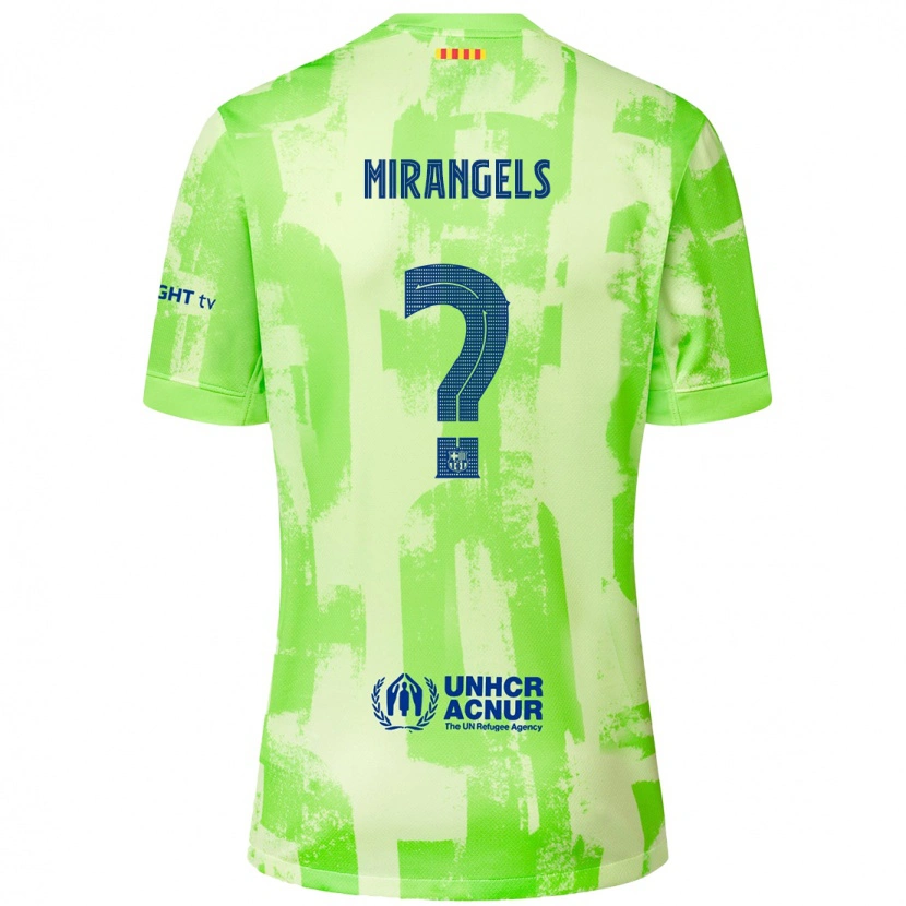 Danxen Hombre Camiseta Xavi Miràngels #0 Lima Equipación Tercera 2024/25 La Camisa México