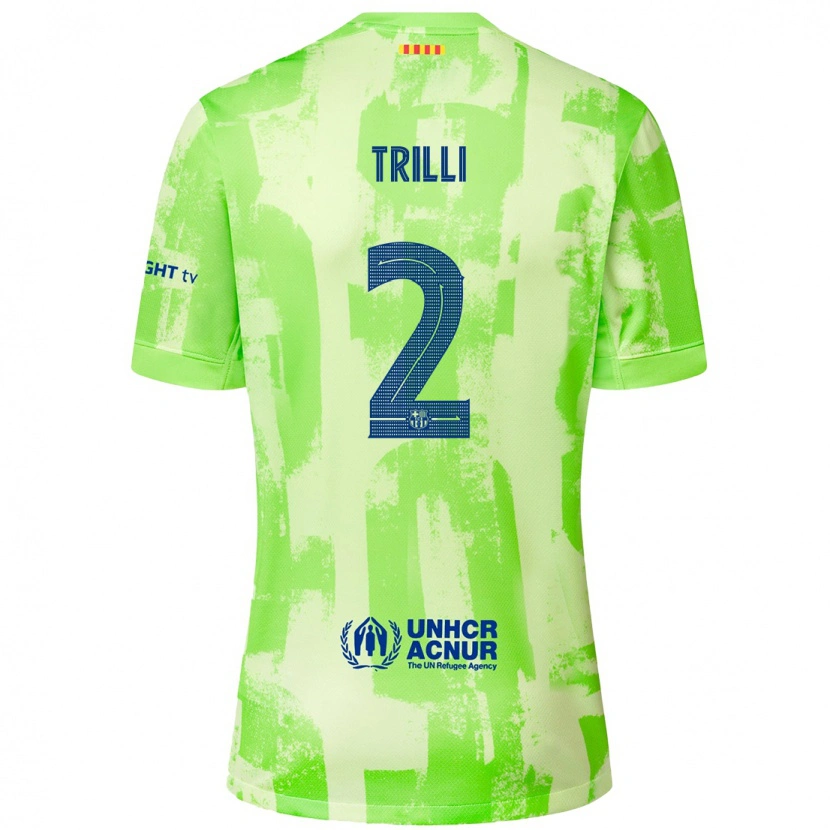 Danxen Hombre Camiseta Trilli #2 Lima Equipación Tercera 2024/25 La Camisa México