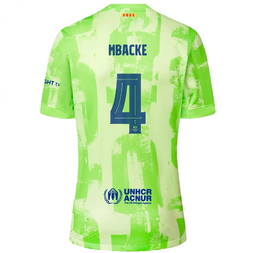 Danxen Hombre Camiseta Mamadou Mbacke #4 Lima Equipación Tercera 2024/25 La Camisa México