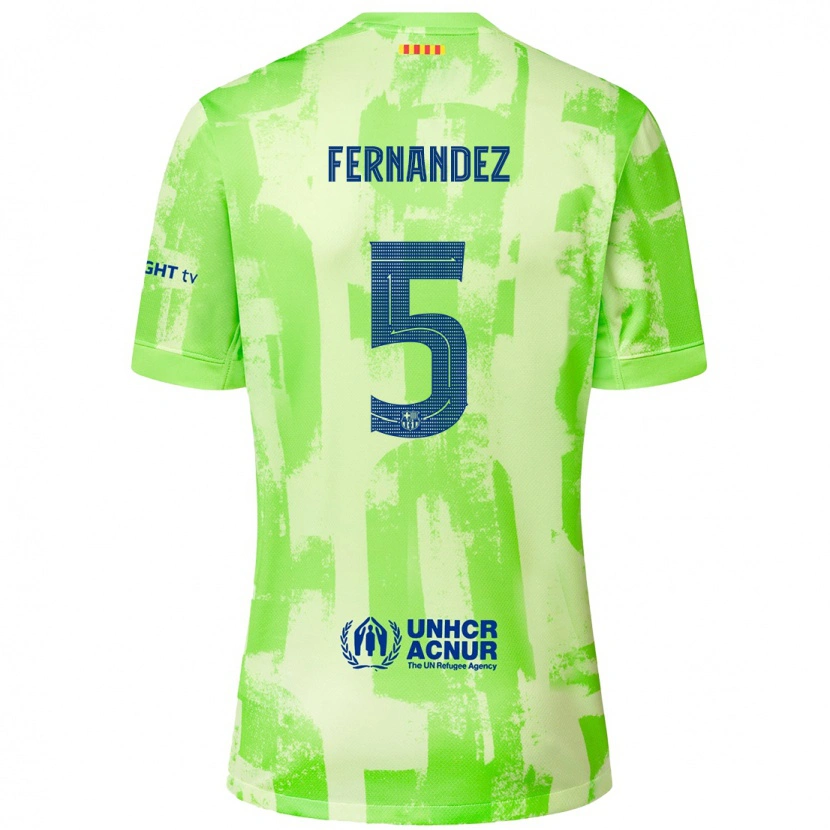 Danxen Hombre Camiseta Jana Fernández #5 Lima Equipación Tercera 2024/25 La Camisa México