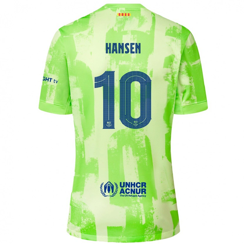 Danxen Hombre Camiseta Caroline Graham Hansen #10 Lima Equipación Tercera 2024/25 La Camisa México