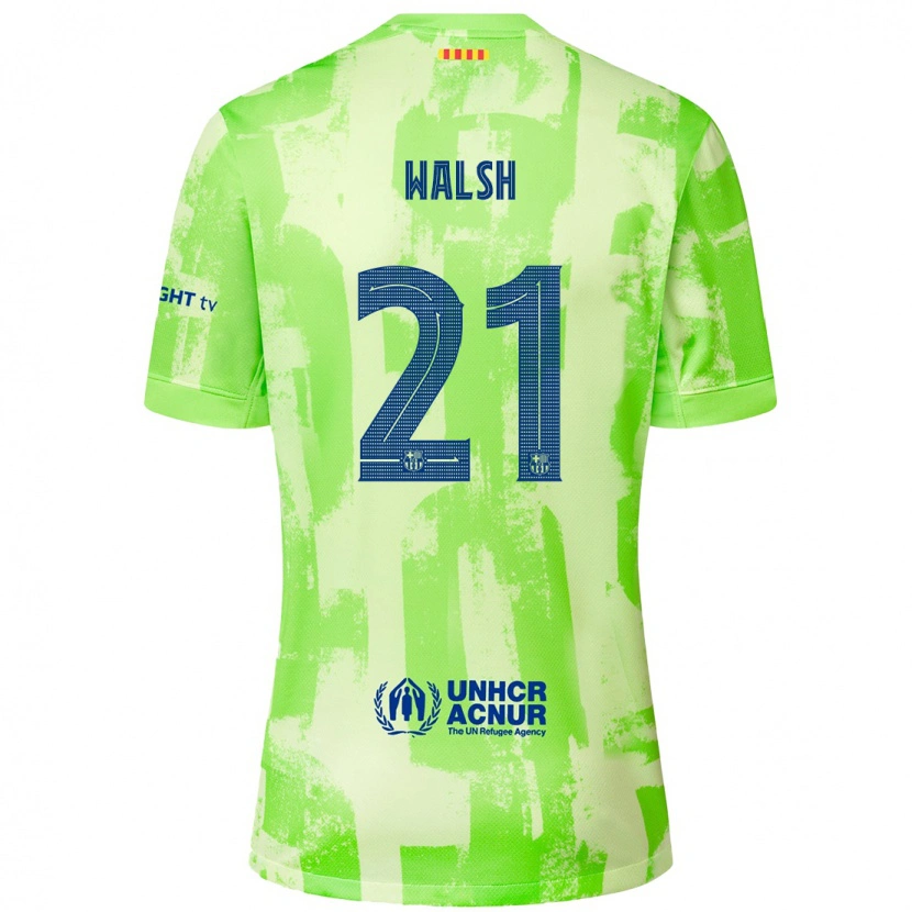 Danxen Hombre Camiseta Keira Walsh #21 Lima Equipación Tercera 2024/25 La Camisa México