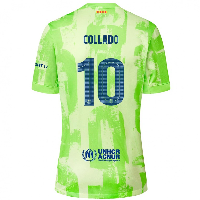 Danxen Hombre Camiseta Alex Collado #10 Lima Equipación Tercera 2024/25 La Camisa México
