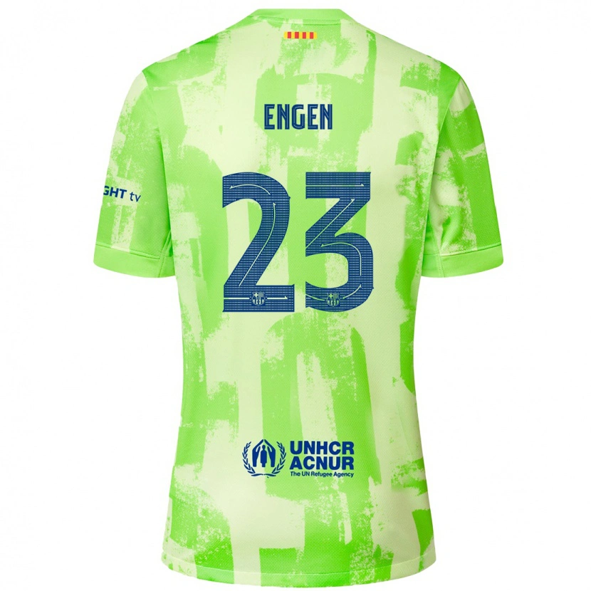 Danxen Hombre Camiseta Ingrid Engen #23 Lima Equipación Tercera 2024/25 La Camisa México