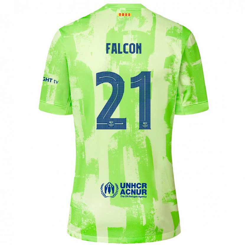 Danxen Hombre Camiseta Andrea Falcon #21 Lima Equipación Tercera 2024/25 La Camisa México