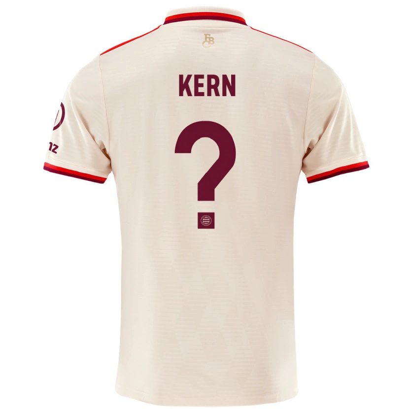 Danxen Hombre Camiseta Timo Kern #0 Lino Equipación Tercera 2024/25 La Camisa México