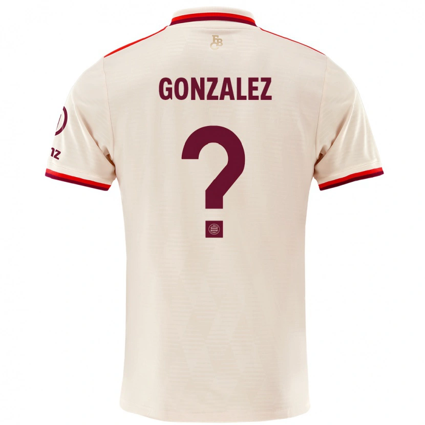 Danxen Hombre Camiseta Gabriel Gonzalez #0 Lino Equipación Tercera 2024/25 La Camisa México
