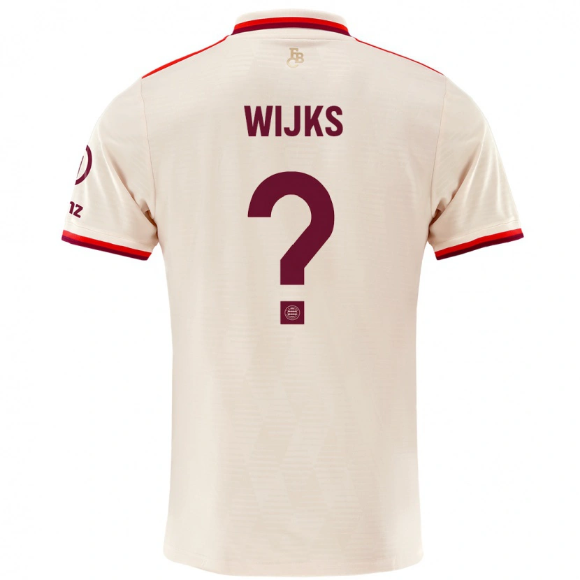 Danxen Hombre Camiseta Chivano Wijks #0 Lino Equipación Tercera 2024/25 La Camisa México