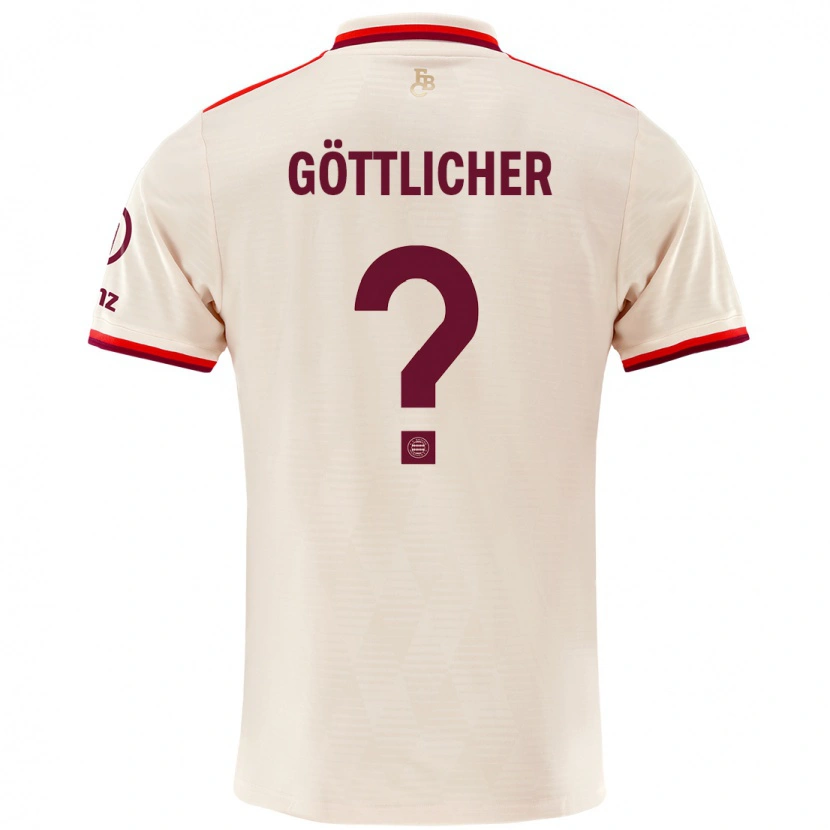 Danxen Hombre Camiseta Moritz Göttlicher #0 Lino Equipación Tercera 2024/25 La Camisa México